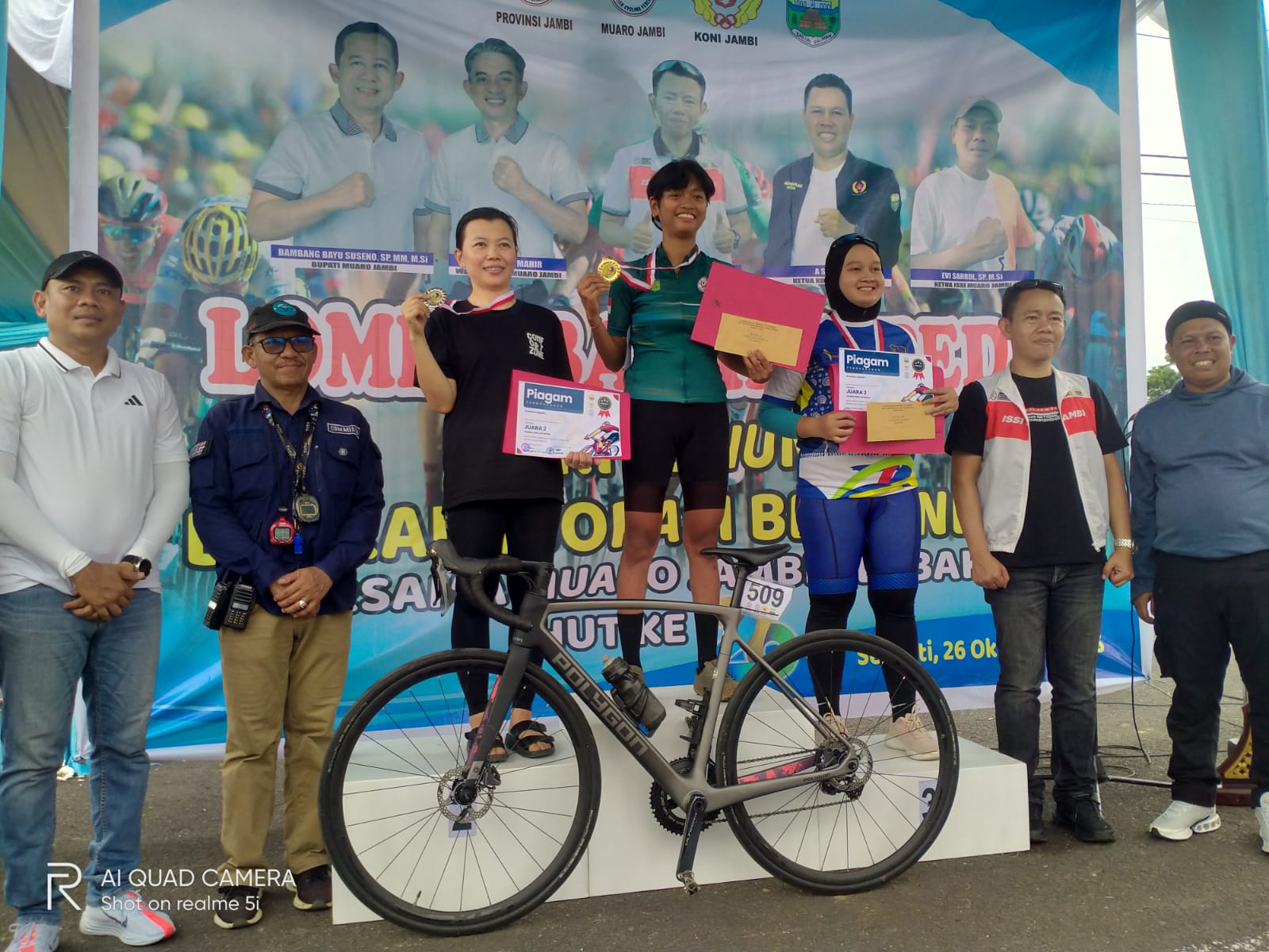 Hut Kabupaten ISSI Muaro Jambi Adakan Balap Sepeda